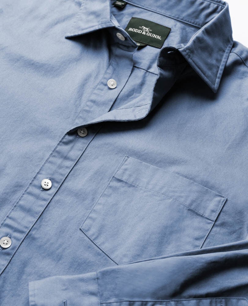 Mavis Lake Sports Fit Shirt, SKY, Detail 3