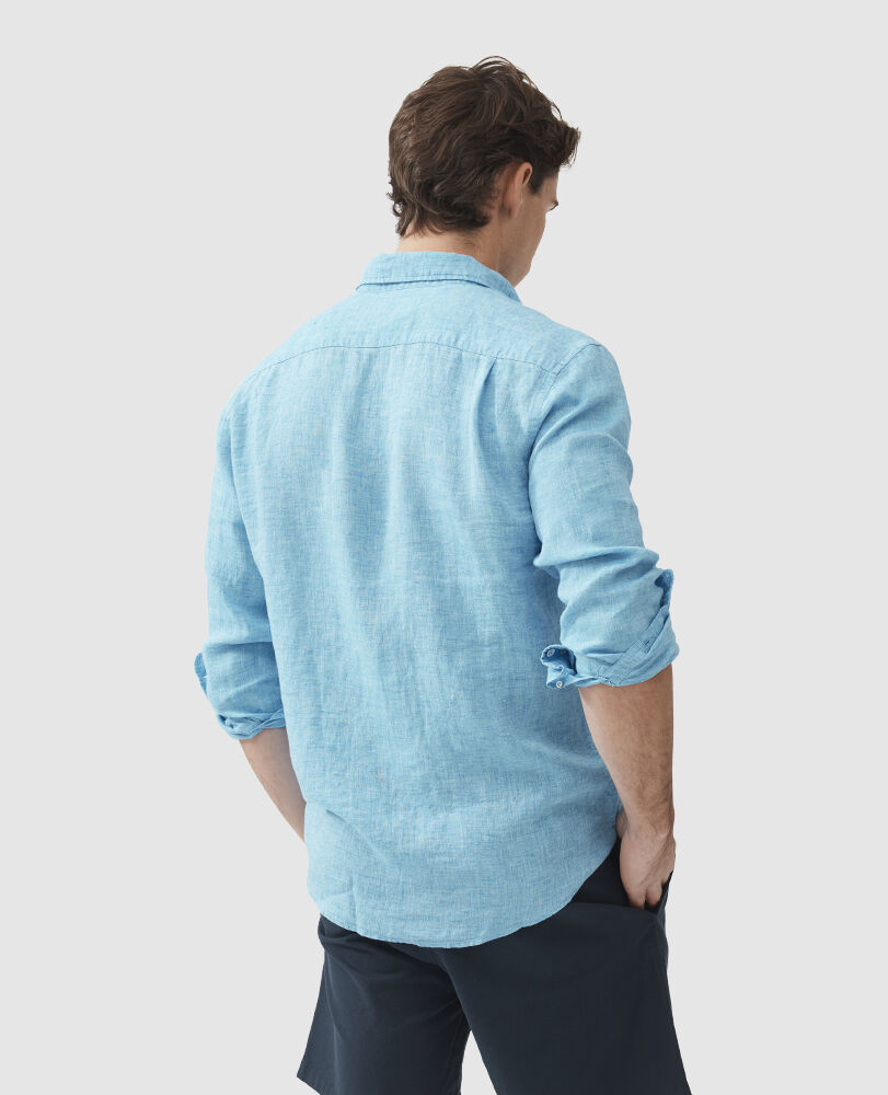 Coromandel 2 Sports Fit Shirt, COBALT, Back