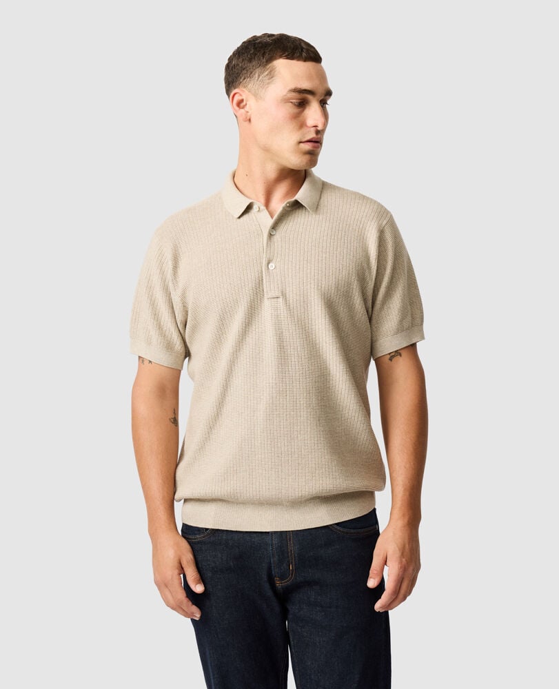 Forbes Knit, NATURAL, Front