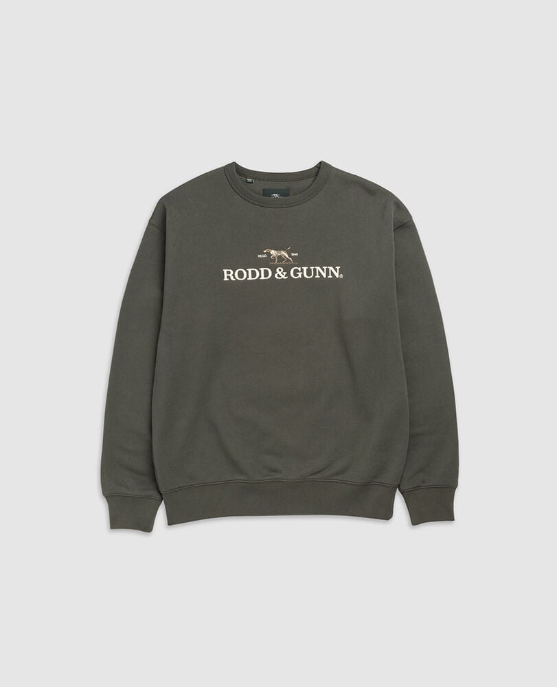 Gunn Logo Sweat, LODEN, Flat Lay