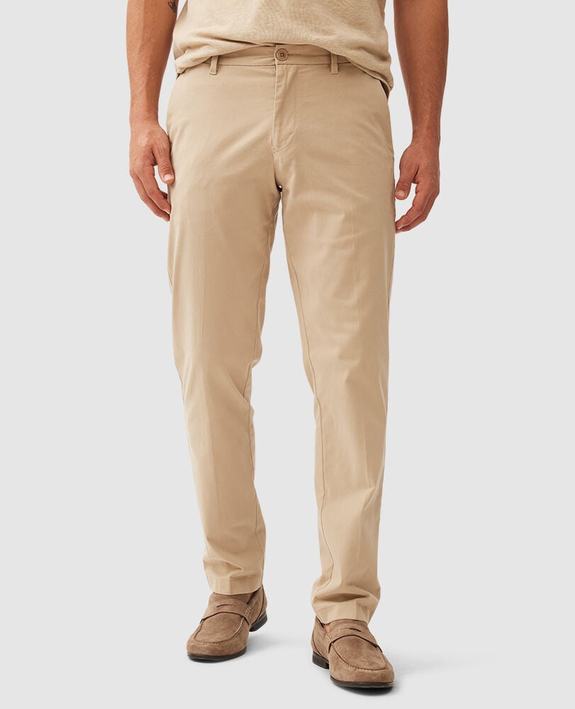 Heriot Straight Trouser, NATURAL, Front