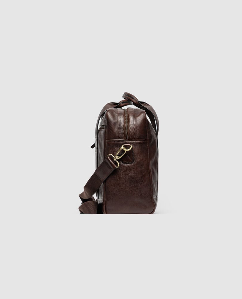 Dominion Briefcase, CHOCOLATE, Back