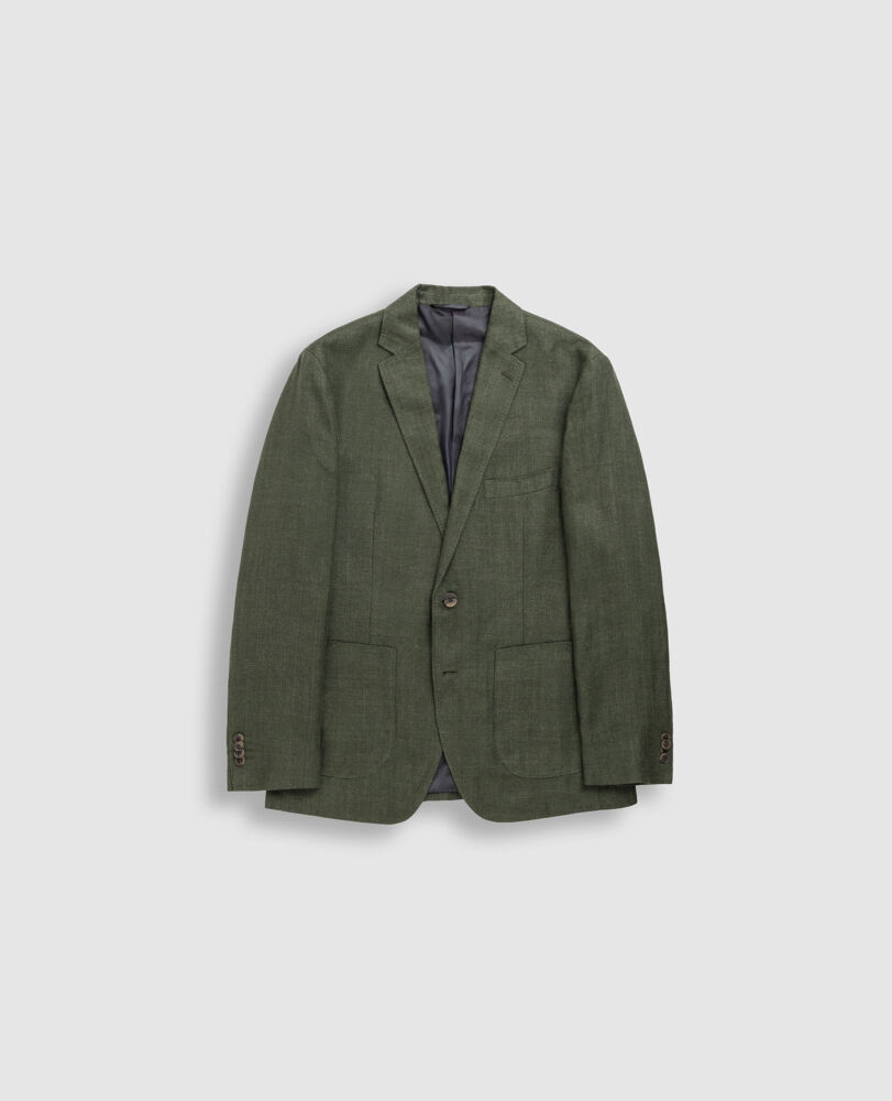 The Cascades Sports Fit Jacket, BAYLEAF, Flat Lay
