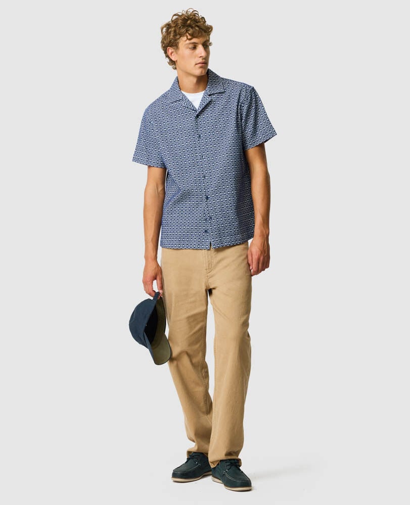 Knightsbridge Shirt, INDIGO, Off Front