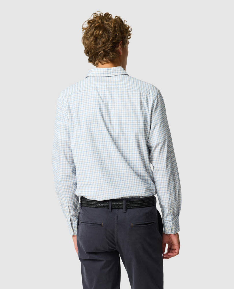 Gledknowe Sports Fit Shirt, NATURAL, Back