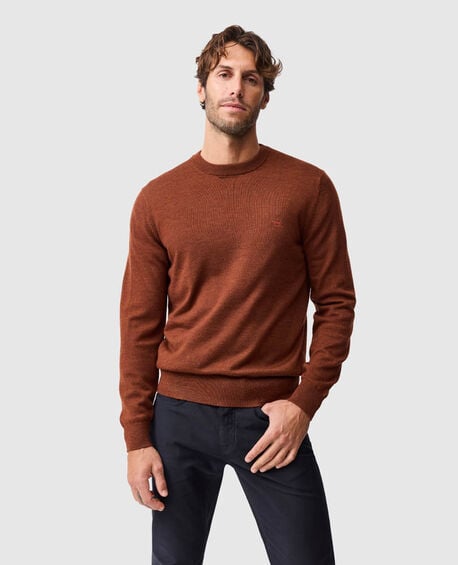 York Bay Knit, BURNT ORANGE
