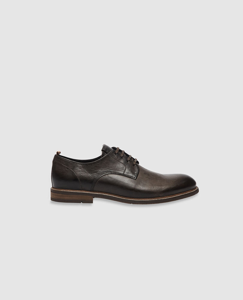 Derbies Portland, MARRON FONC&Eacute;, Front