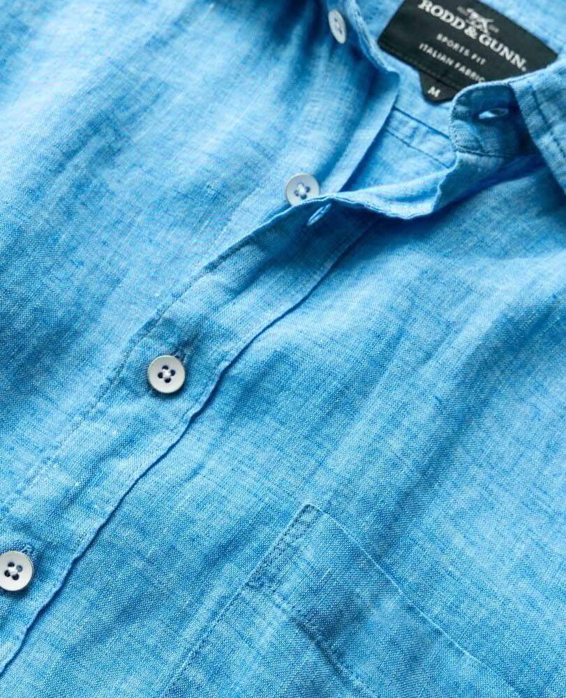 Palm Beach Sports Fit Shirt, COBALT, Detail 2