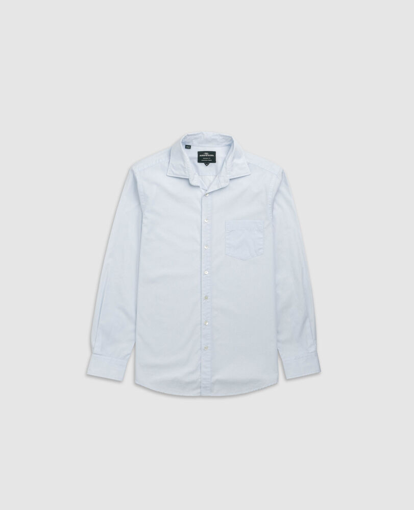 Polstead Shirt, POWDER BLUE, Flat Lay