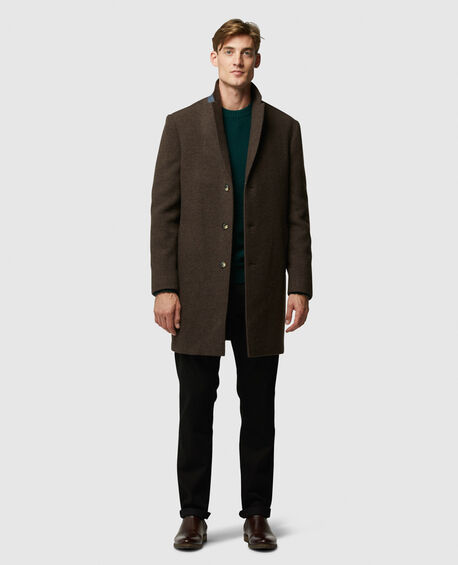 Clarendon Coat, WALNUT