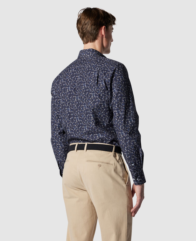 Hinckley Sports Fit Shirt, MIDNIGHT, Flat Lay