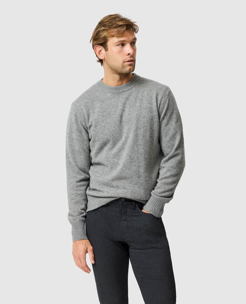 Stewart Island Knit, CHARCOAL, Front