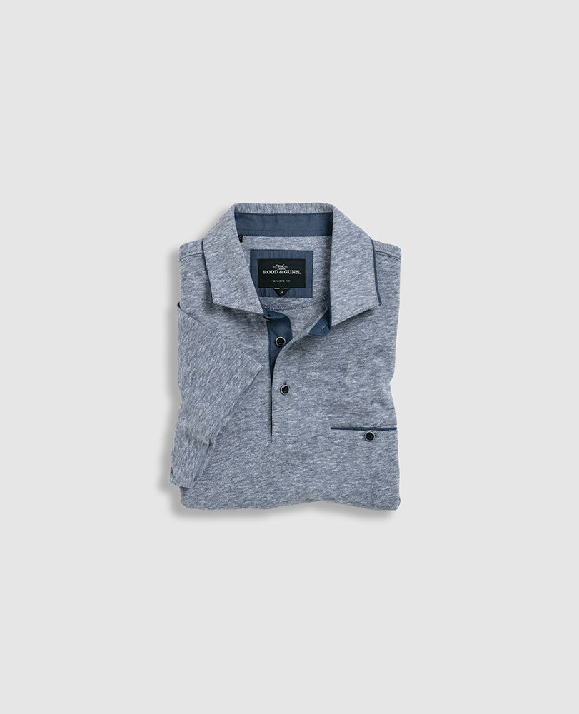 Bolton Stream Sports Fit Polo &middot; River LG, RIVER, Flat Lay