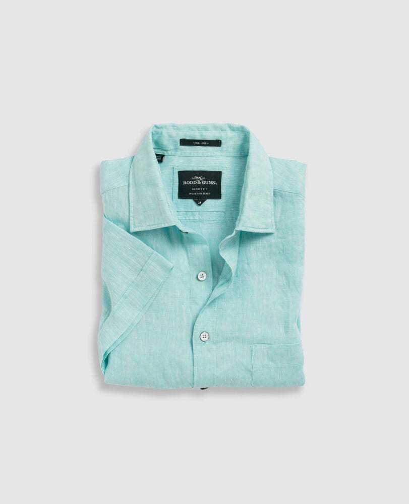 Chemise slim Ellerslie, MENTHE VERTE, Detail 2