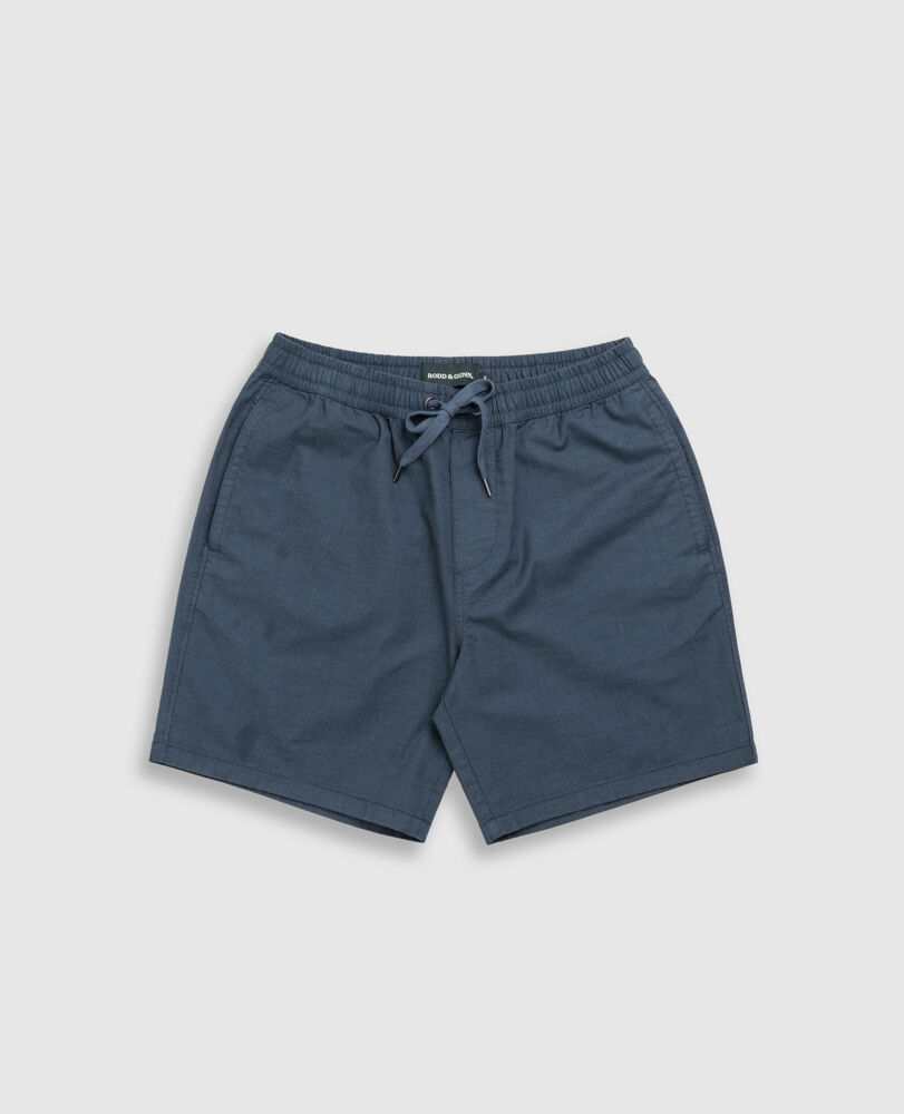 Short taille elastique Gunn, 18 cm, BRUME, Flat Lay