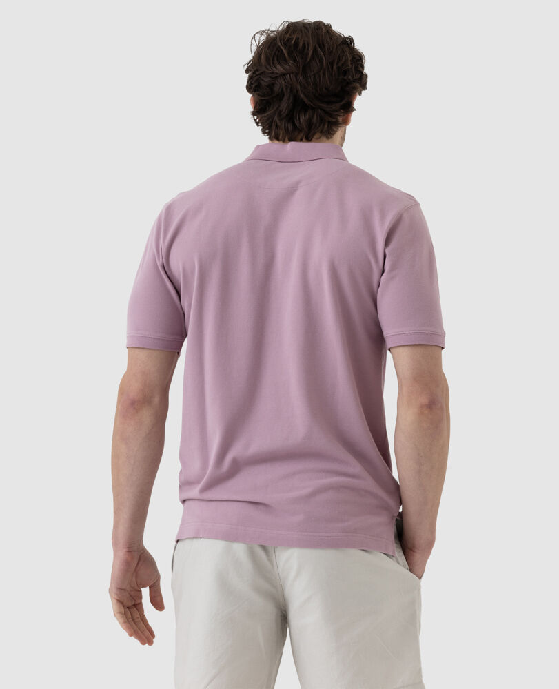 The Gunn Original Fit Polo &middot; Quartz ME, QUARTZ, Back