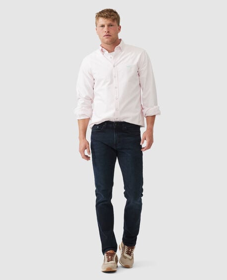 Gunn Oxford Sports Fit Shirt, QUARTZ