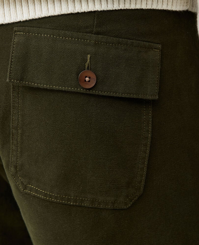 Clyde Relaxed Fit Pant, OLIVE, Detail 3