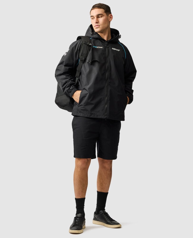 Cosair Bay Jacket, OBSIDIAN, Off Front