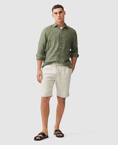 Linen 9" Resort Short, OATMEAL