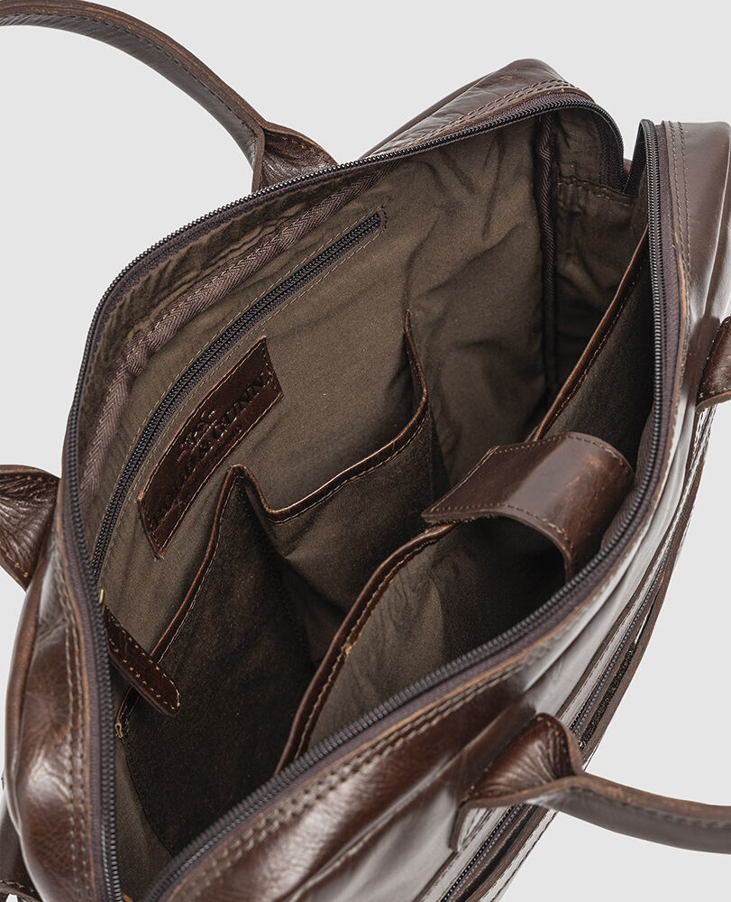 Picton Briefcase, CHOCOLATE