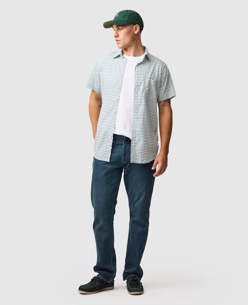Byron Sports Fit Shirt, AVOCADO, Off Front