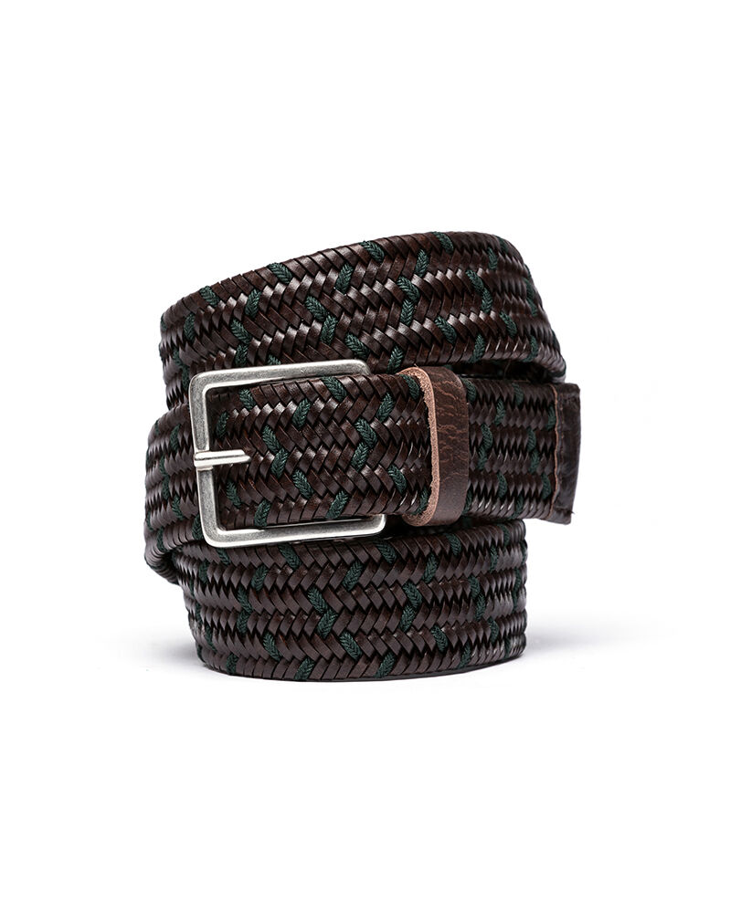 Norwood Road Belt, CHOCOLATE, Front
