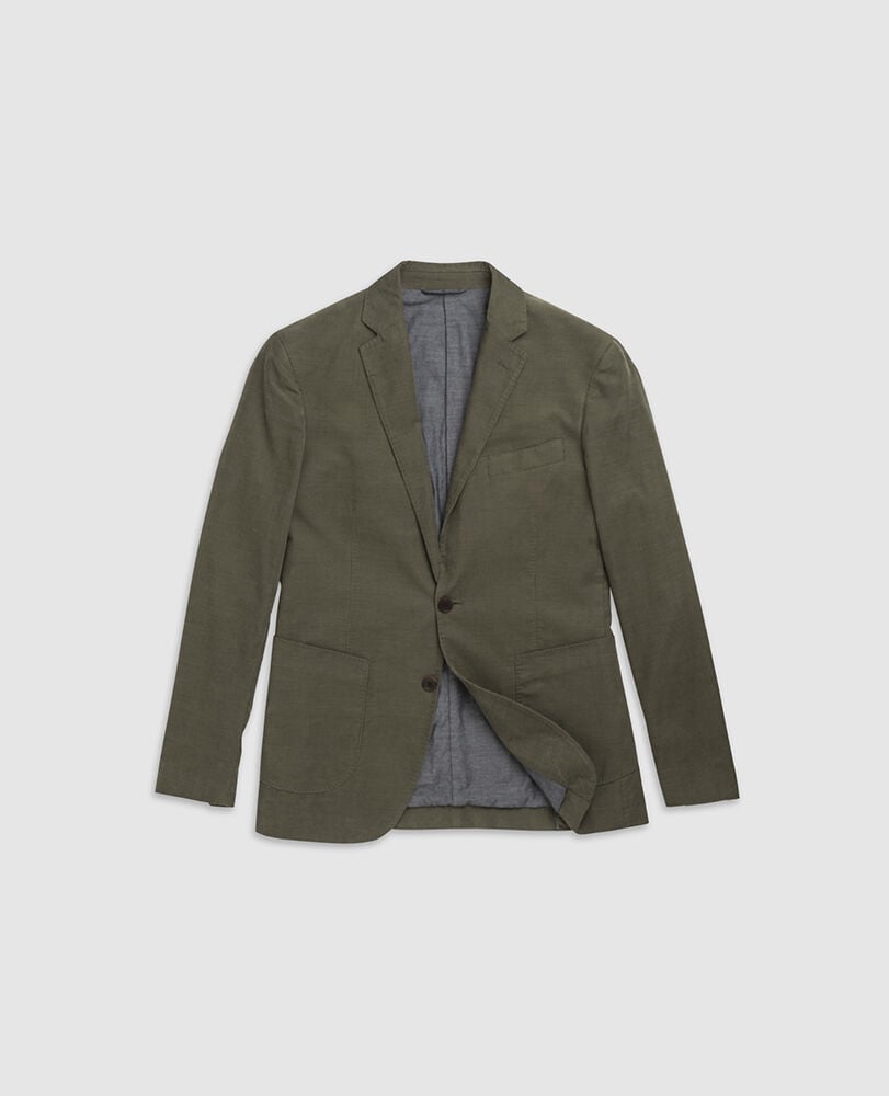 Saint Bathans Sports Fit Jacket, MOSS, Flat Lay