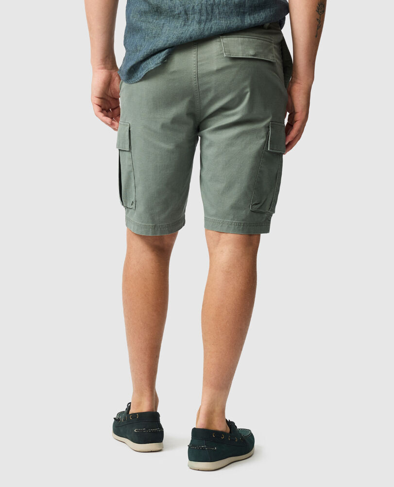 Arkles Bay Utility 9" Short, ARMY, Back