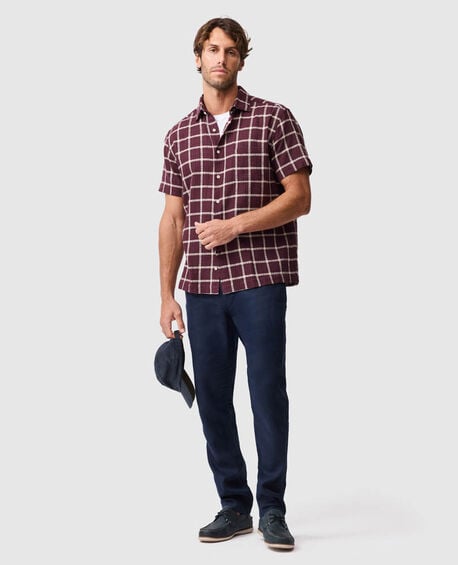 Wetherstones Shirt, BURGUNDY