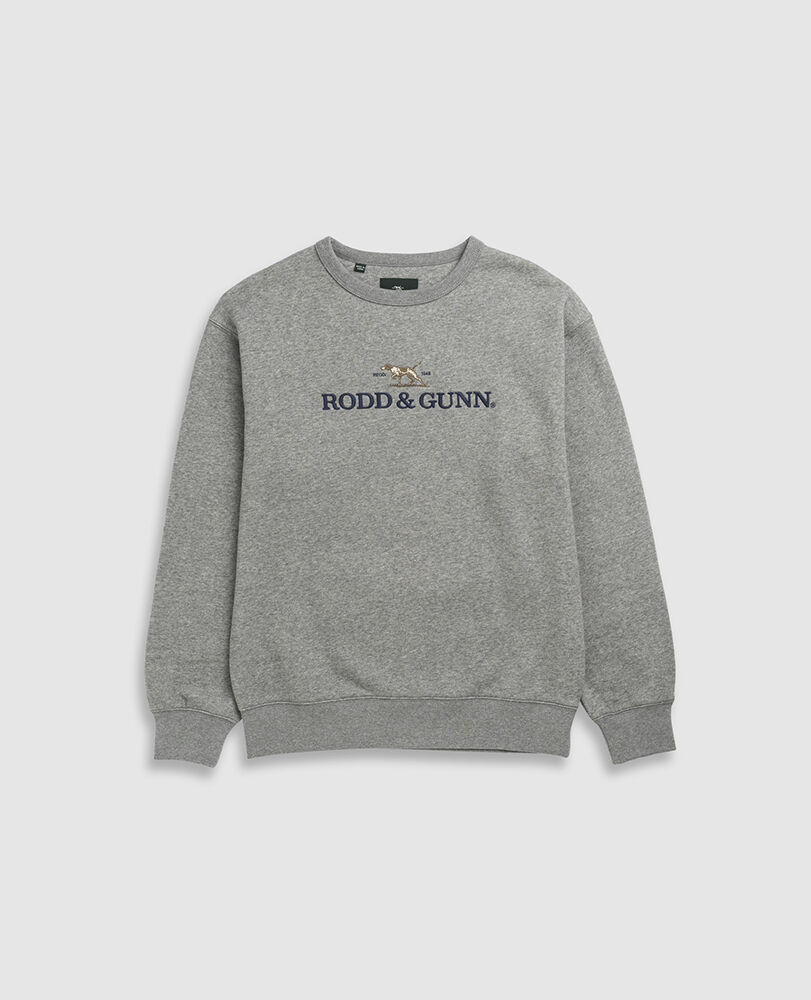 Sweatshirt mit Gunn-Logo, SCHIEFER, Flat Lay