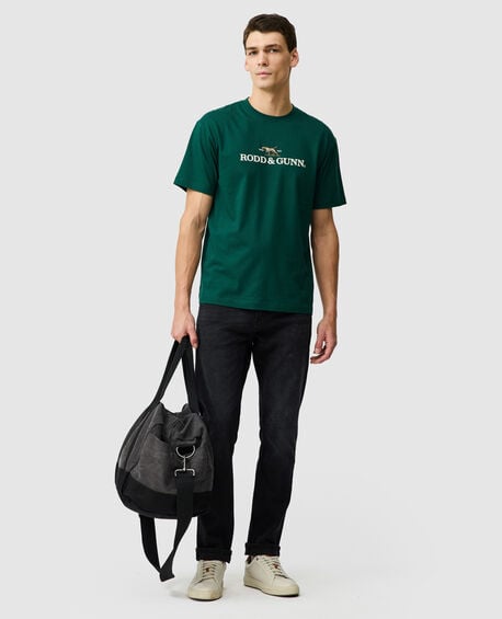 The Peaks Logo Tee, FOREST