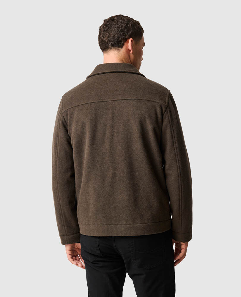 Windsoe Jacket, OLIVE, Back