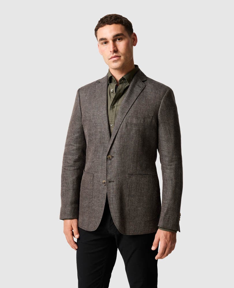 The Cascades Sports Fit Jacket, GRANITE, Front