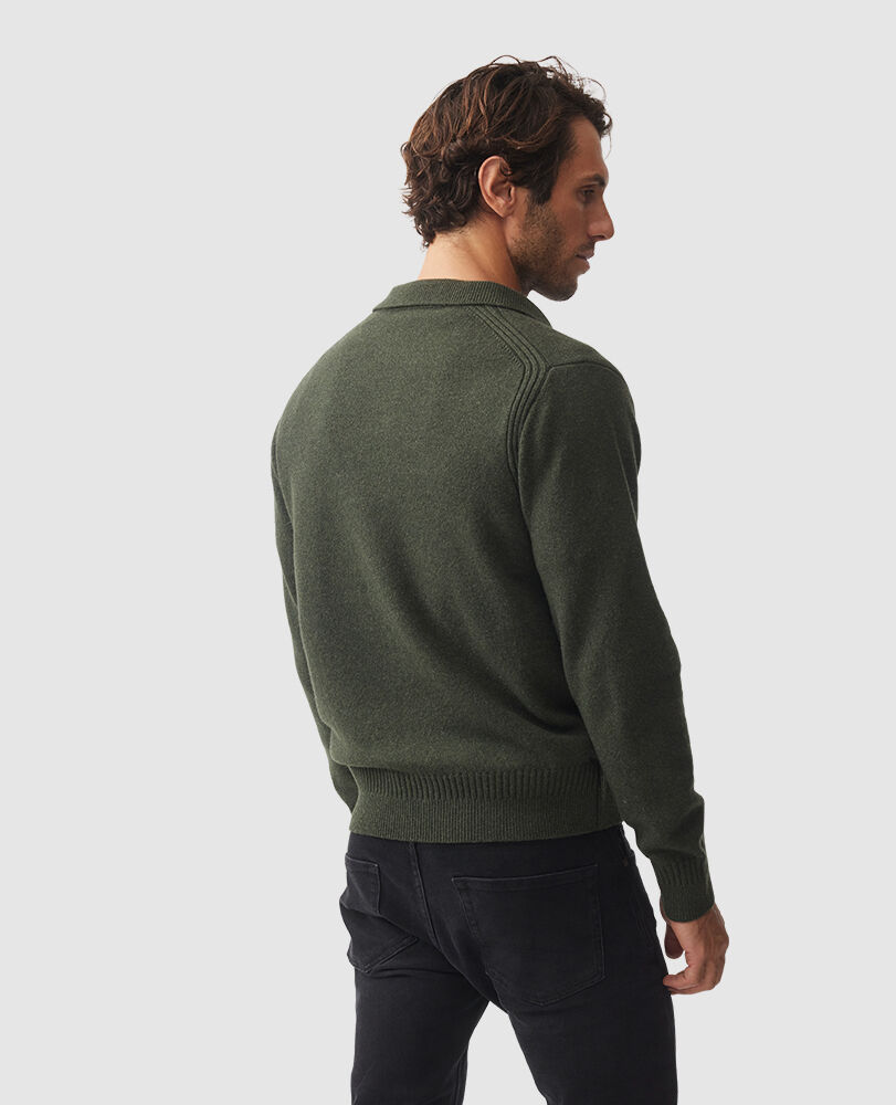 Kingswood Knit, THYME, Back