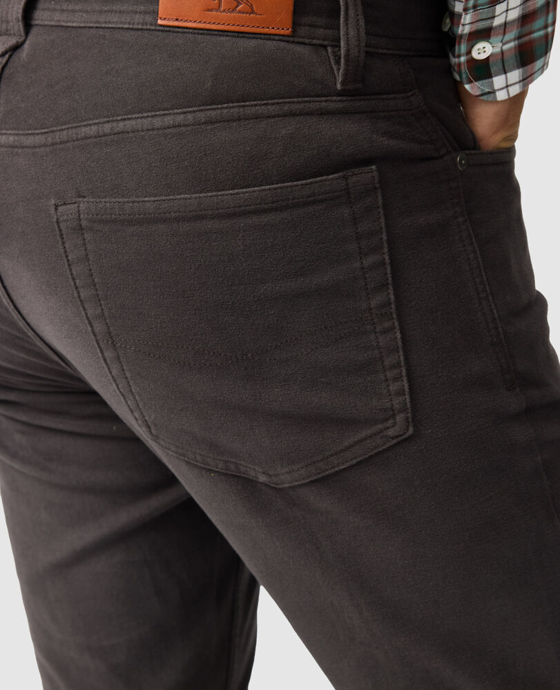 Albury Moleskin Straight Jean, FOSSIL, Detail 3