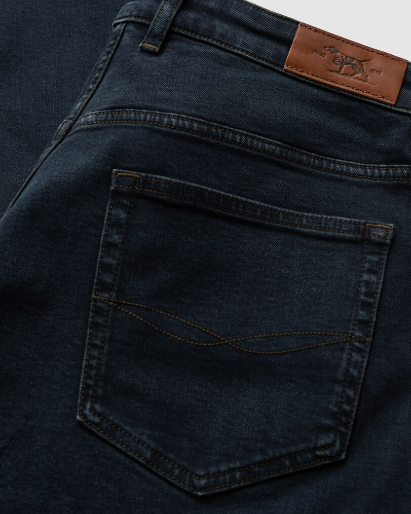 Linden Relaxed Fit Italian Denim, BLEU NOIR, Detail 2