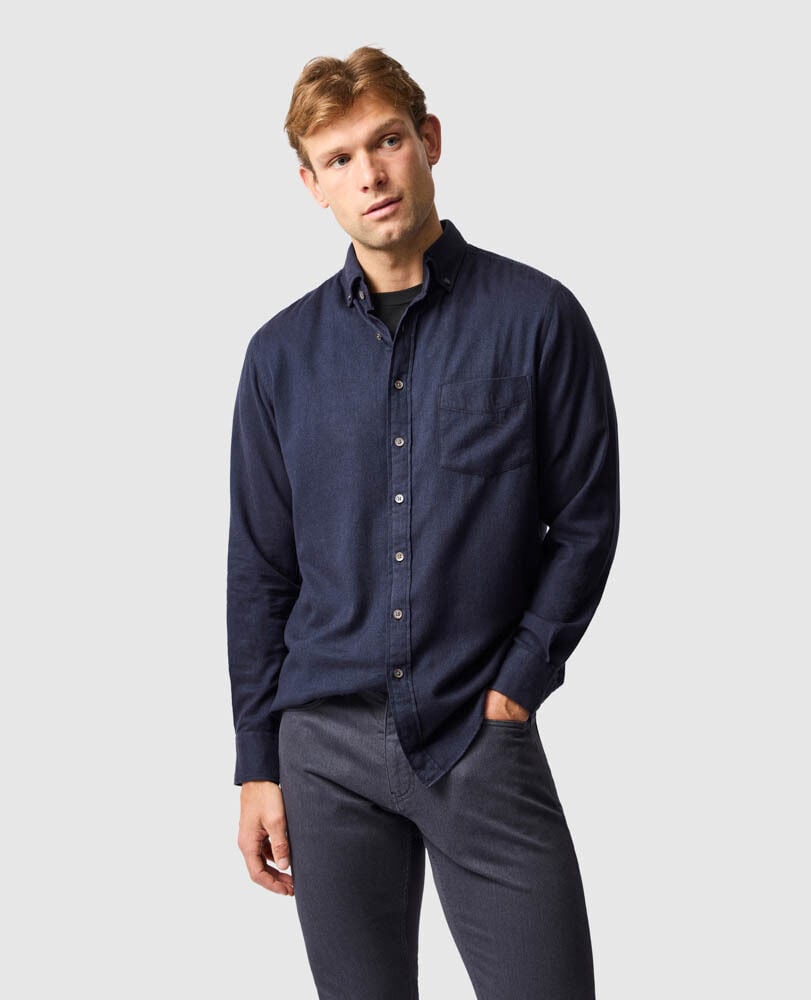 Barrhill Sports Fit Shirt, TWILIGHT, Front