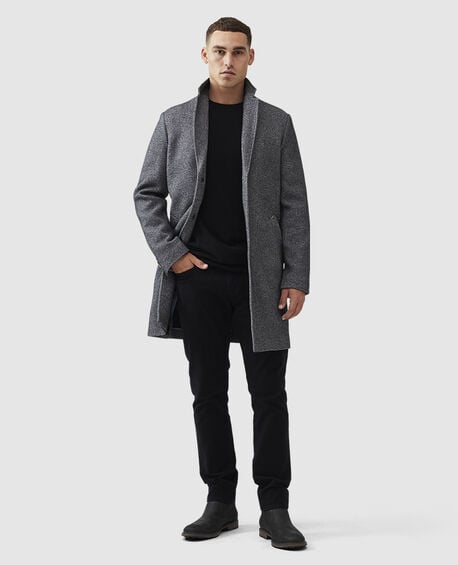 Albury Moleskin Straight Jean, NERO