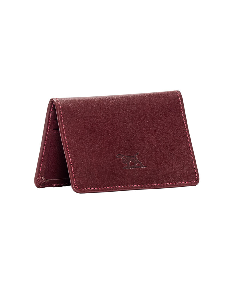 Lewis Pass (bus/Crd) Wallet, OXBLOOD, Off Front