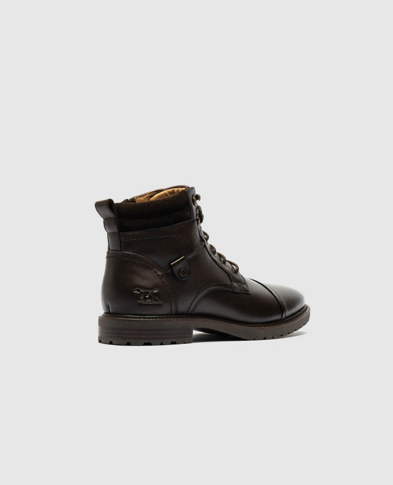 Brookdale Military Boot, SCHOKOLADE, Back