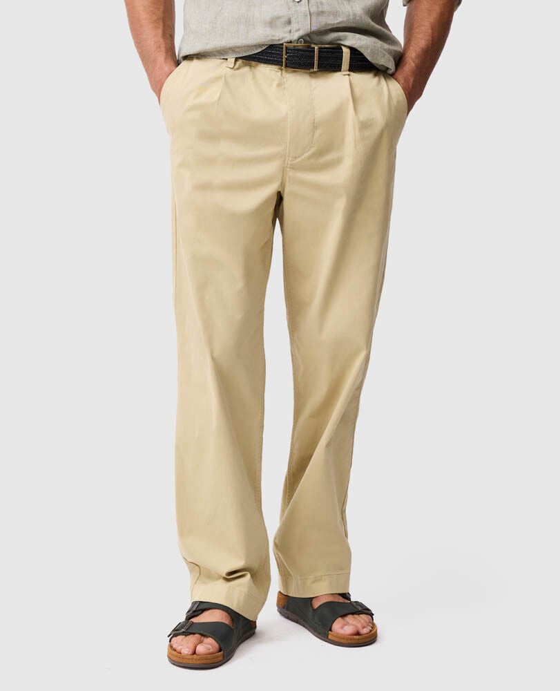 New Plymouth Relaxed Fit Pant, SAND, Front