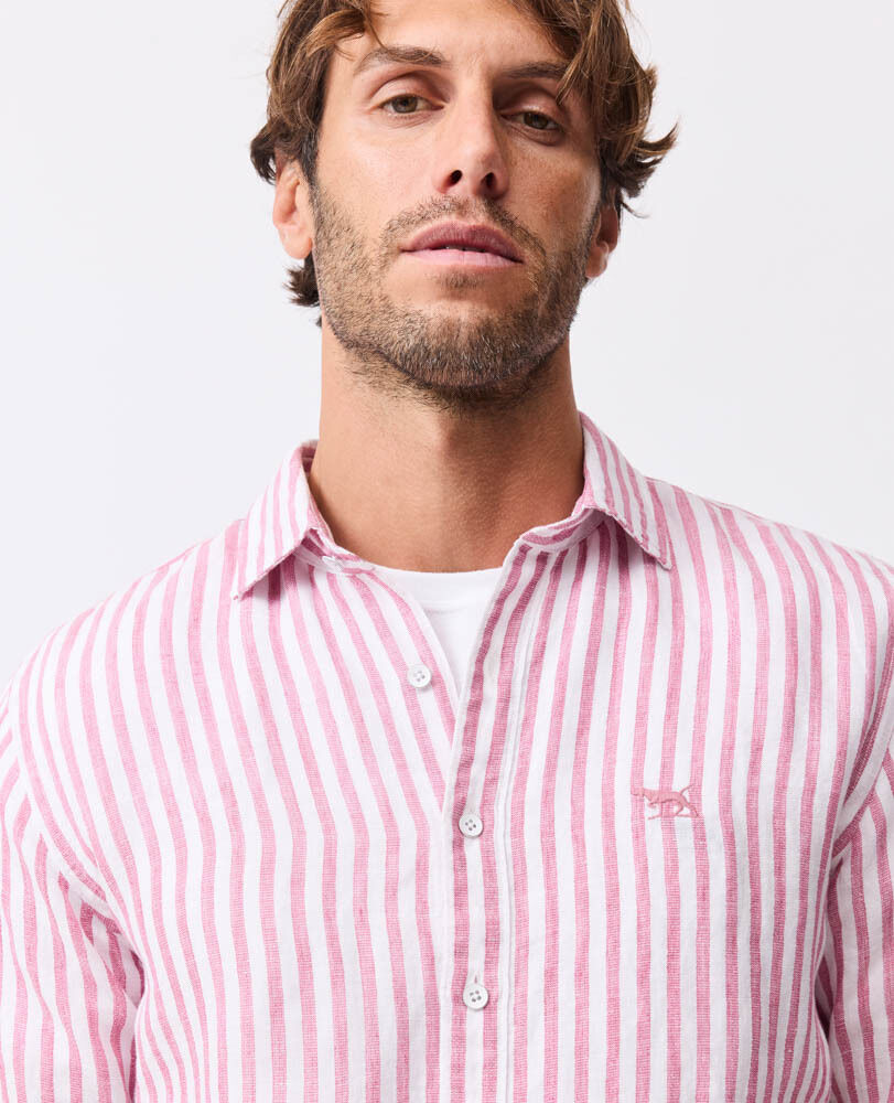 Seadown Sports Fit Shirt, ROSEWATER, Detail 3
