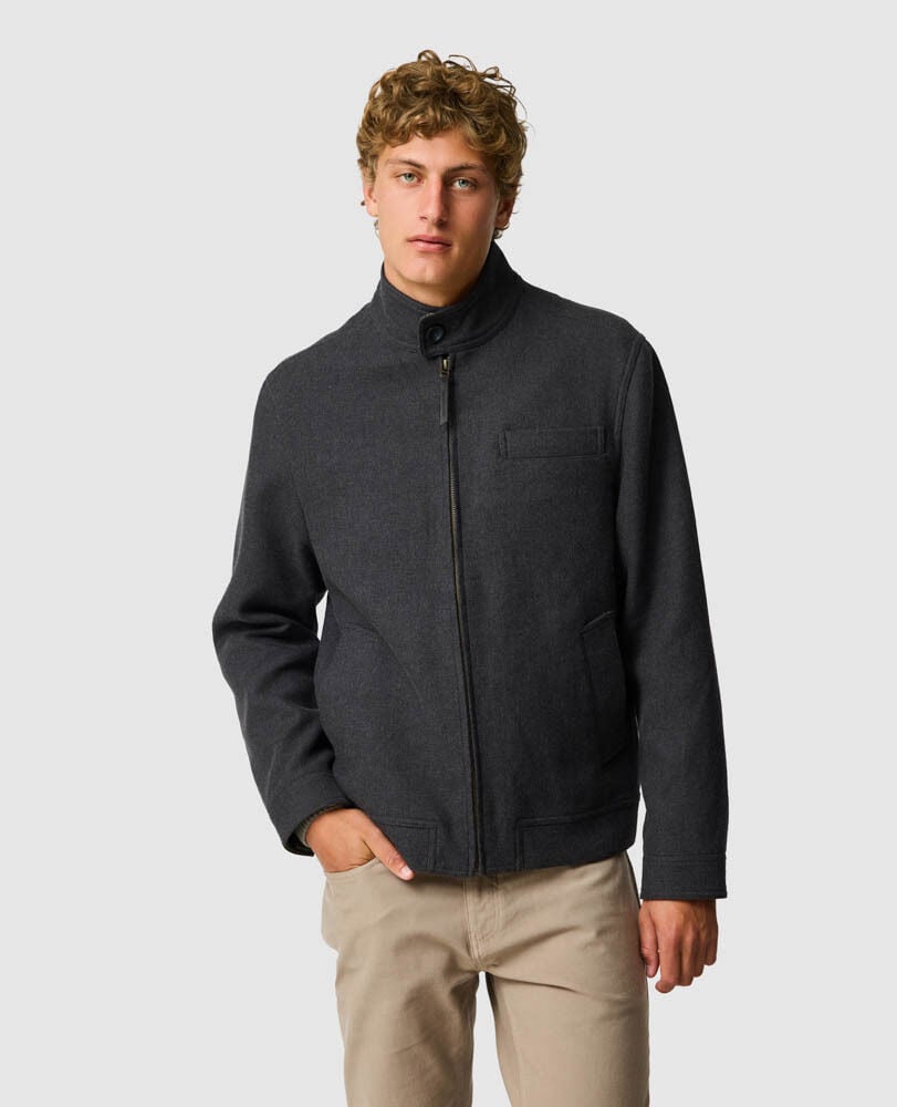 Rhodes Peak Jacket, CHARCOAL, Front