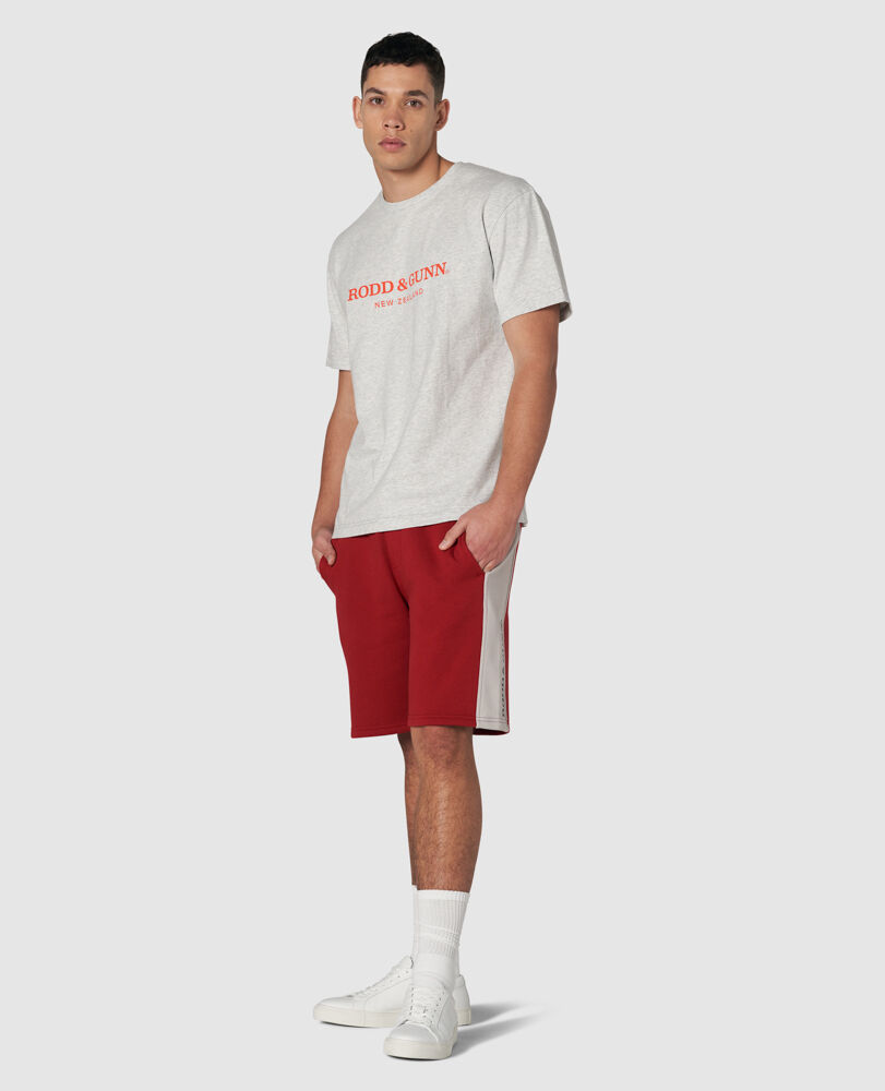 Fernmark Logo T-Shirt , ICE GREY MARLE, Off Front