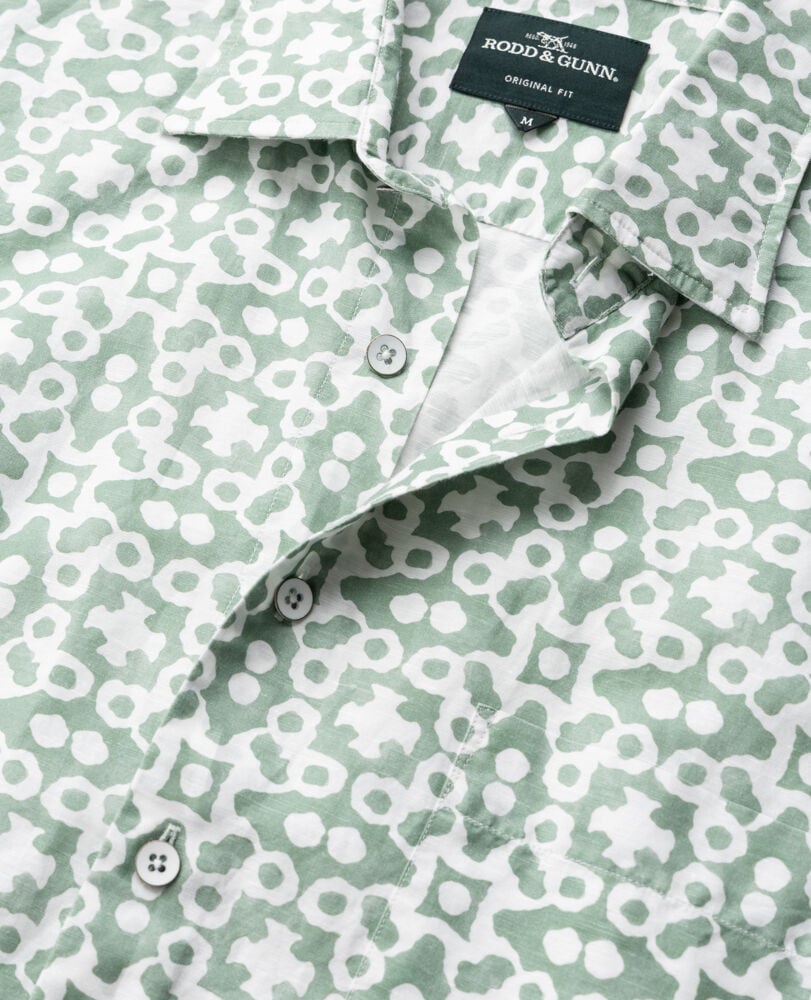Palliser Bay Shirt, SAGE, Detail 2