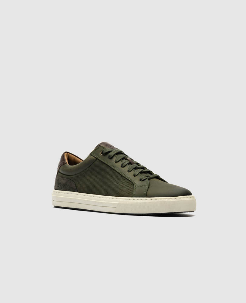 Transit Sneaker, DARK OLIVE, Off Front