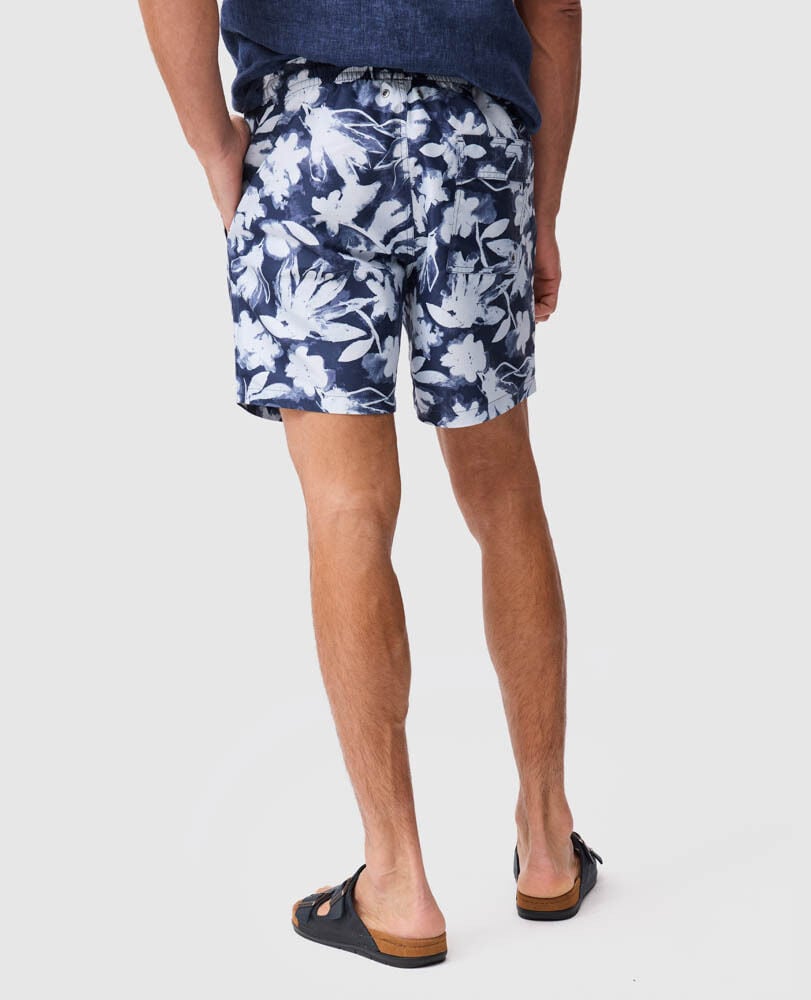 Hardinge Swim Short, INDIGO, Back