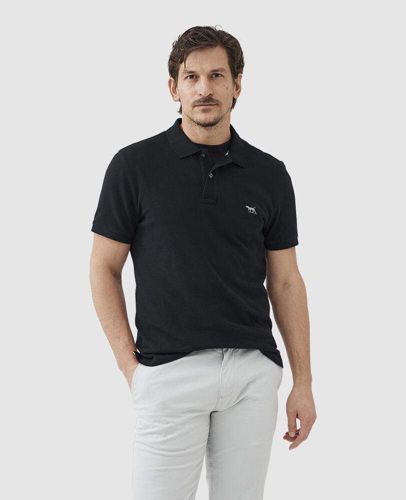 The Gunn Sports Fit Polo, ONYX, Front