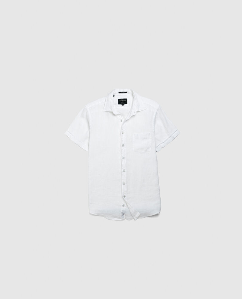 Palm Beach Sports Fit Shirt, SNOW, Flat Lay